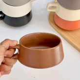 ماگ رنگی دسته گرد به قیمت فاکتور خرید